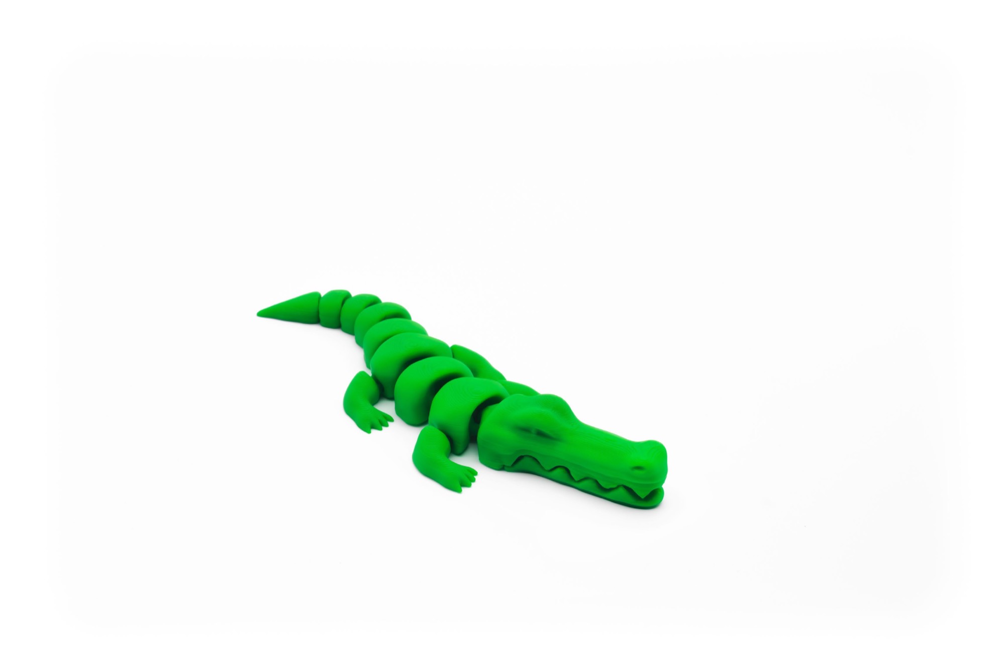 Flexi Crocodile – Articulated Brno Souvenir – detail view