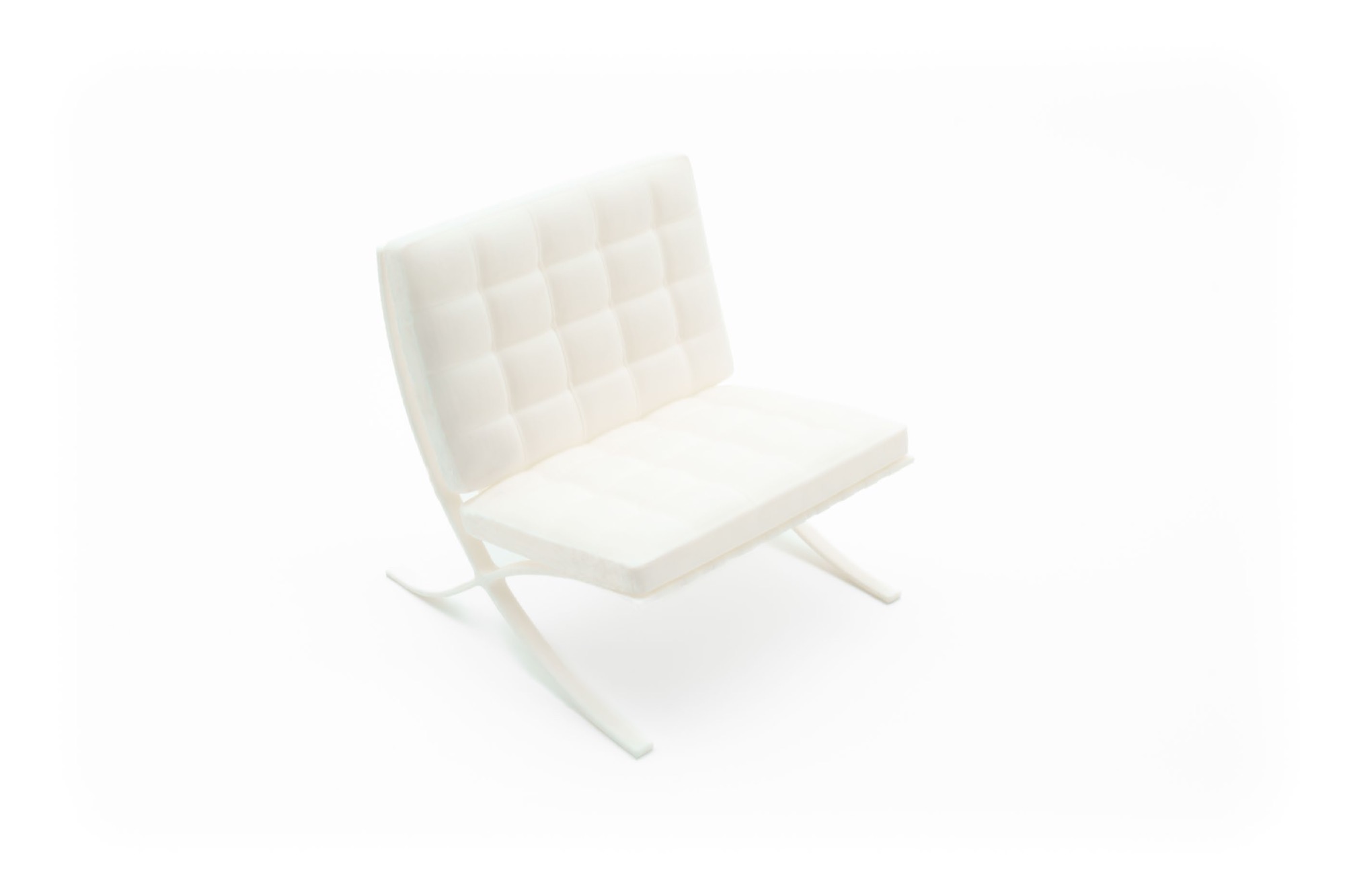 Barcelona Chair – 3D-Printed Miniature